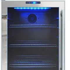 Vinotemp 120 Can Mirrored Touch Screen Beverage Cooler VT-BC54TSSM-L